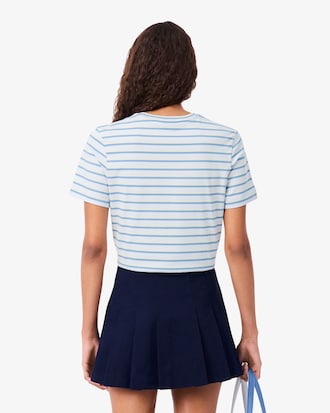 Camiseta de Malha Listrada