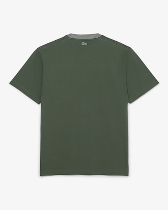 Camiseta em Malha de Algodão Bordada