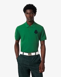 Polo de golf de piqu&eacute; mini con insignia y el&aacute;stico