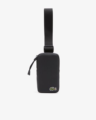 Suporte para celular masculina Lacoste com z&iacute;per