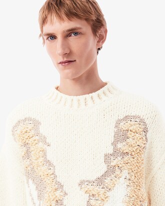 Sweater Runway Con Jacquard De Cocodrilo