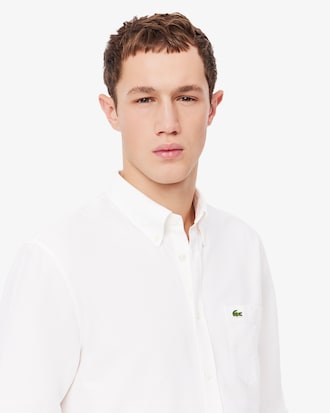 Camisa Regular Fit em Oxford