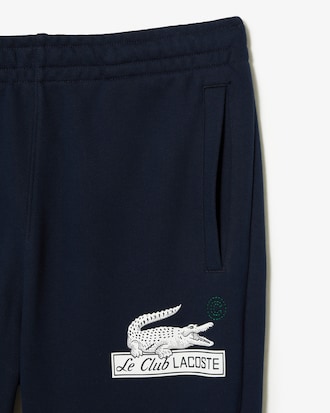 Cal&ccedil;a esportiva masculina Lacoste em algod&atilde;o org&acirc;nico