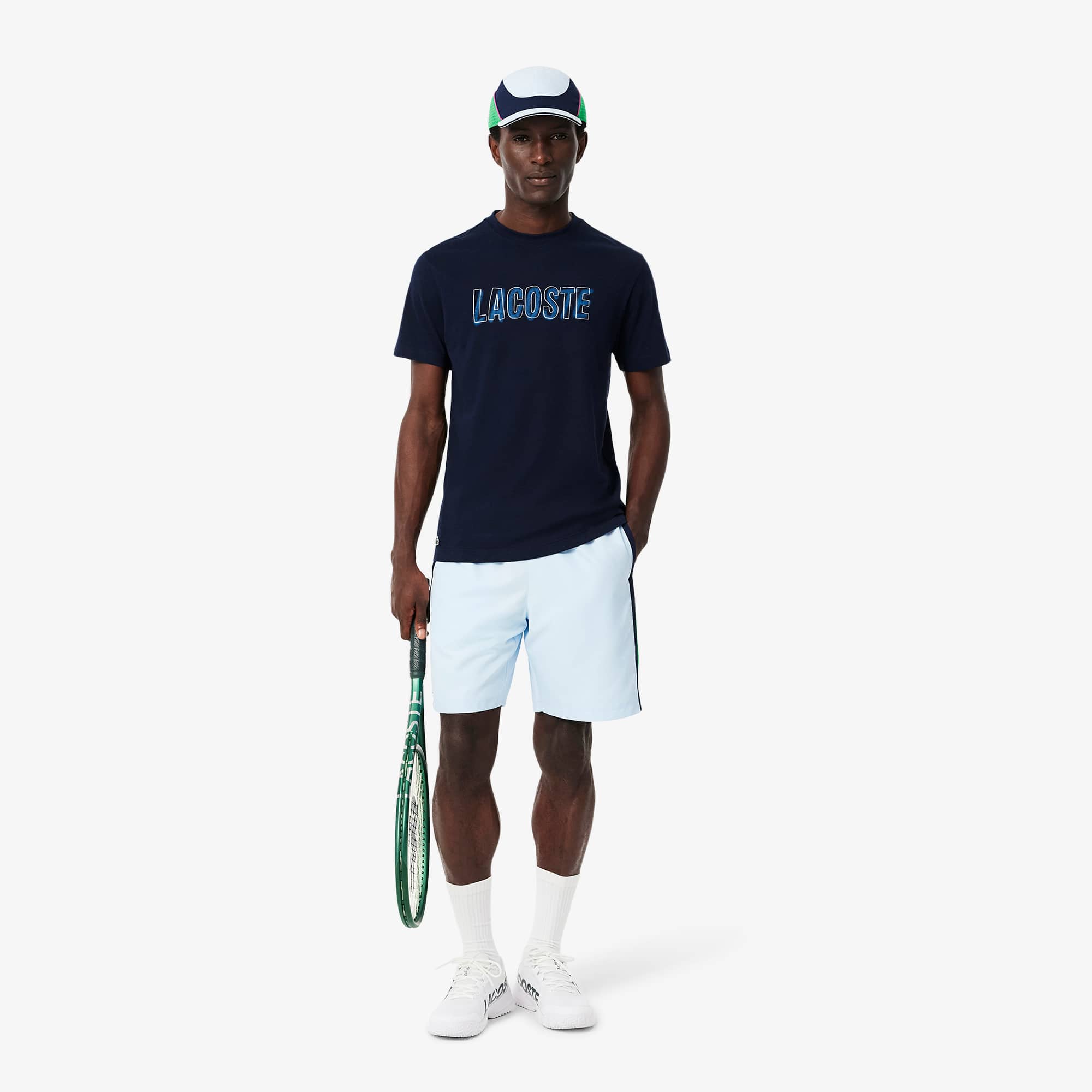 Camiseta Ultra Dry Fit Lacoste Esportiva em Malha Técnica