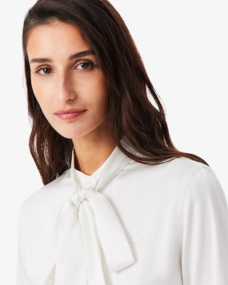 Camisa de corte regular con cuello amovible