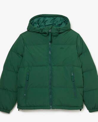 Campera corta de hombre Lacoste acolchada e hidrófuga