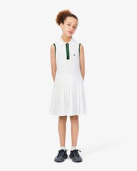Vestido Sem Manga em Petit Piqu&eacute;