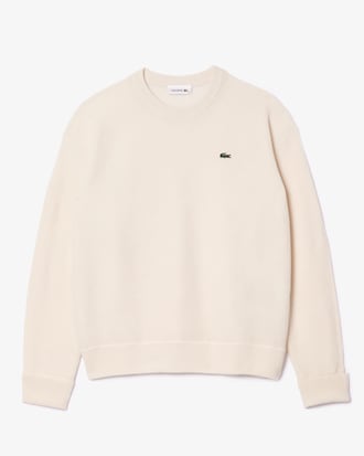 Sweater De Lana Punto Musgo Fit Relajado