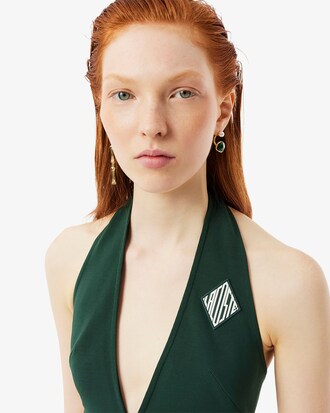 Vestido De Jersey Plisado Runway