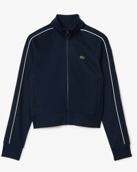 Moletom de Piqu&eacute; Interlock com Z&iacute;per Paris