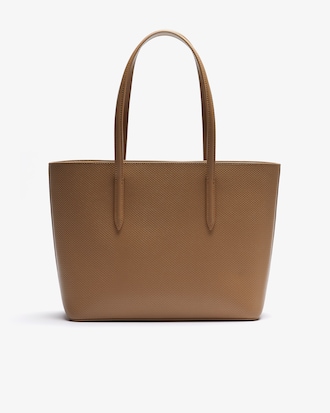 Bolsa tote feminina Chantaco em piqu&eacute; de couro