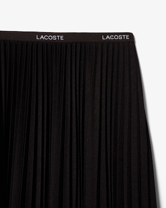 Pollera Plisada Larga Con Cintura Elastizada