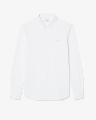 Camisa em Mistura de Algod&atilde;o - Modelagem ajustada