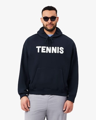 Buzo con capucha de tenis con estampado