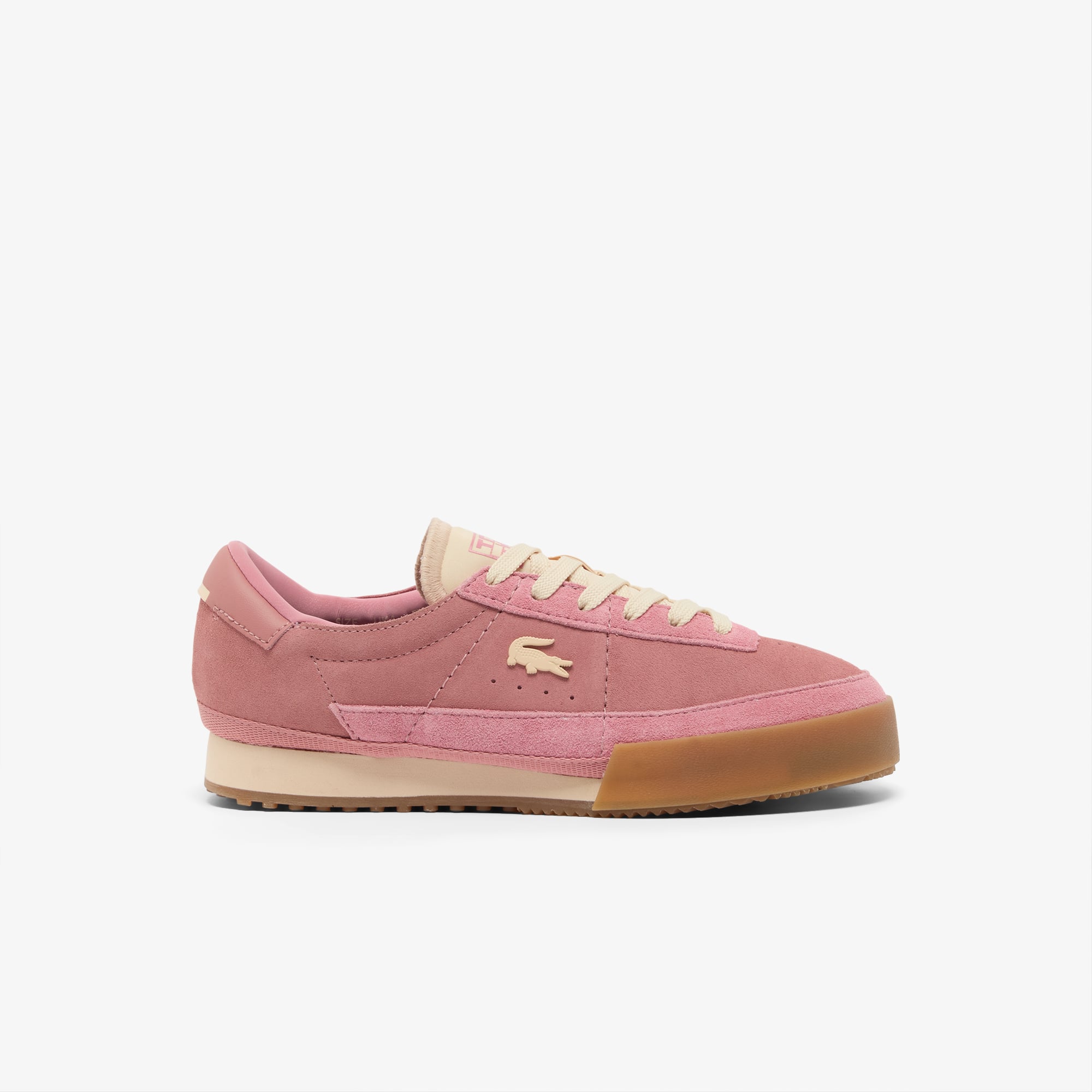 Lacoste Tênis Feminino Aura Camurça e Veludo Vintage
