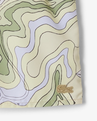 Shorts de Ba&ntilde;o Estampados Largo