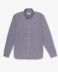 Camisa Masculina Manga Longa de Popeline em Modelagem Regular