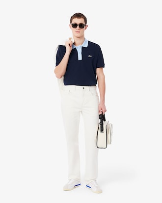 Polo L.12.12 De Fit Clásico Con Contraste