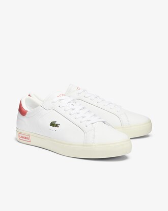 Tênis masculino Powercourt em couro macio