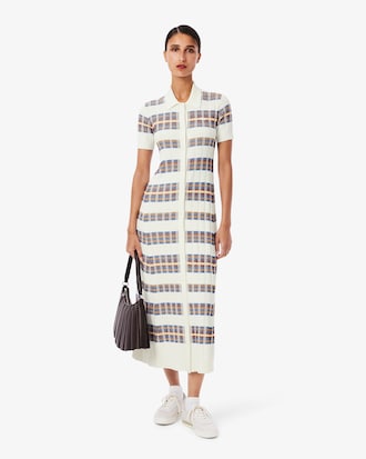 Vestido Polo de Tejido Acanalado
