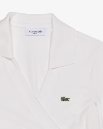 Vestido de Corte Cruzado Polo Mini-Piqu&eacute;