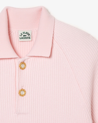 Su&eacute;ter de Gola Polo Lacoste x le FLEUR