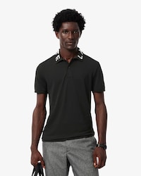 Polo Jacquard Branded Corte Ajustado