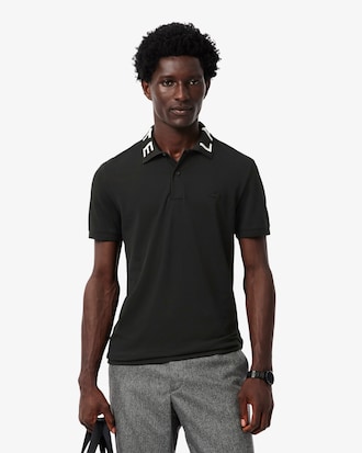 Camisa Polo Jacquard Branded Corte Ajustado