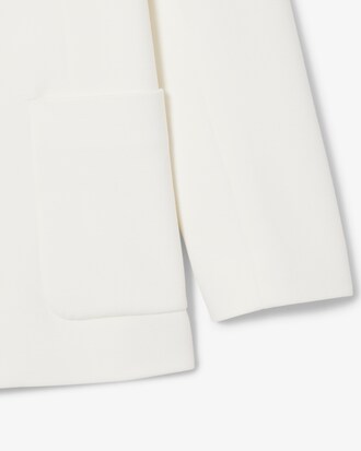 Blazer Con Solapa Doble Y Emblema Heritage Bordado