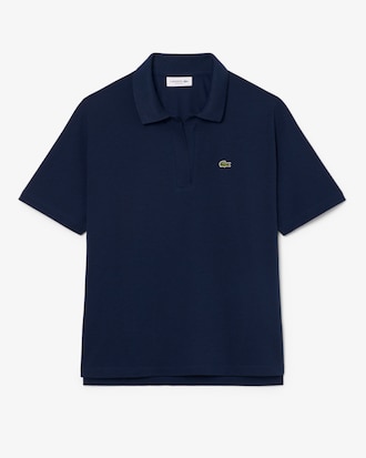 Camisa Polo Fluid Piqu&eacute; Ajuste Folgado