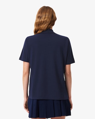 Camisa Polo Fluid Piqu&eacute; Ajuste Folgado