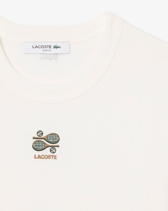 Embroidery Accent Jersey T-shirt