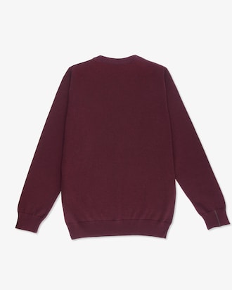 Su&eacute;ter em Jersey de Algod&atilde;o com Gola Careca