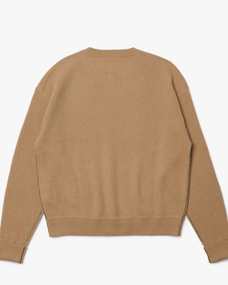 Su&eacute;ter feminino em l&atilde; com decote careca