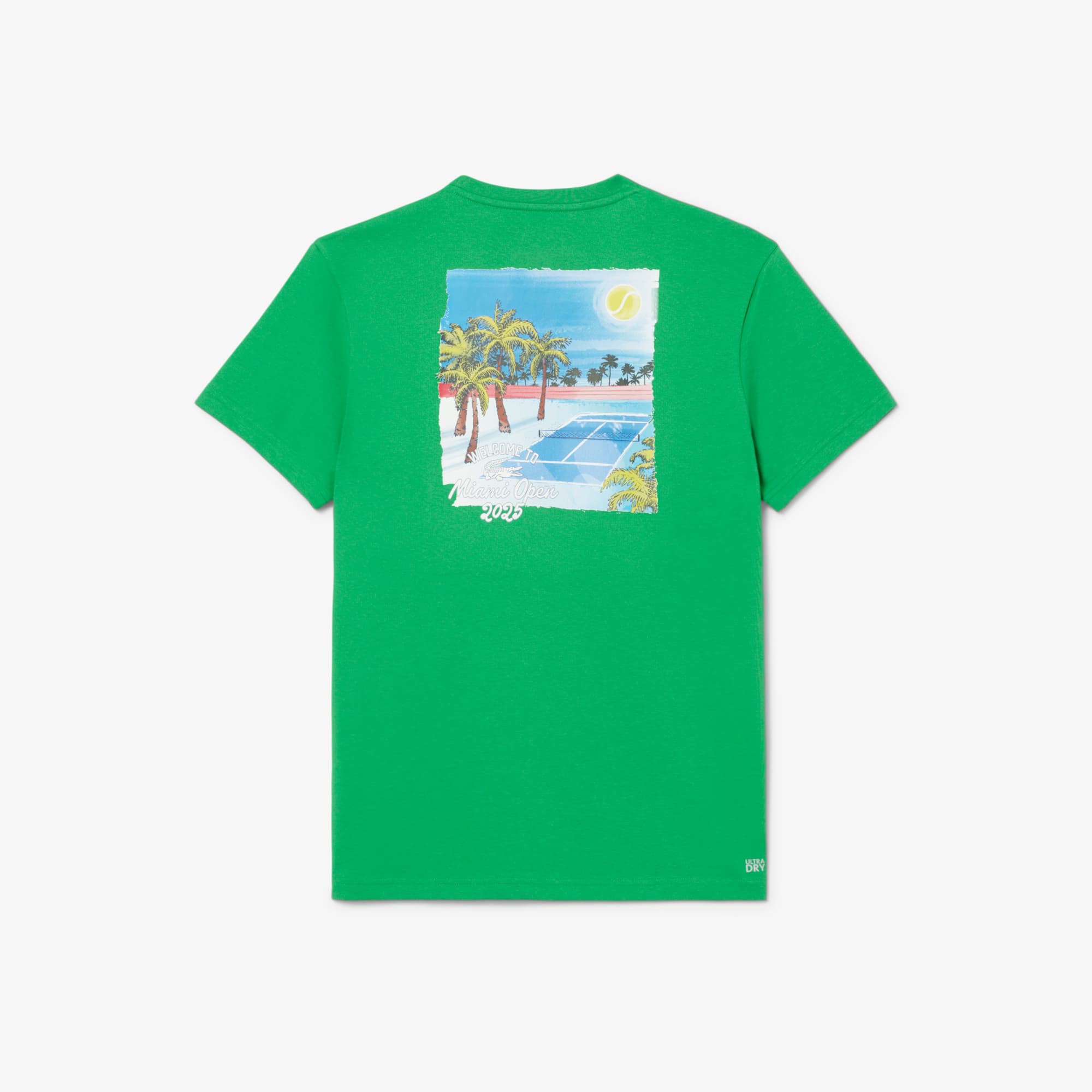 Camiseta Masculina de Malha Miami Open Lacoste