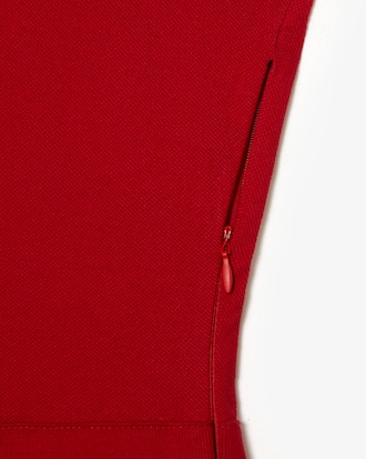 Vestido polo de mujer ajustado en piqu&eacute; de algod&oacute;n