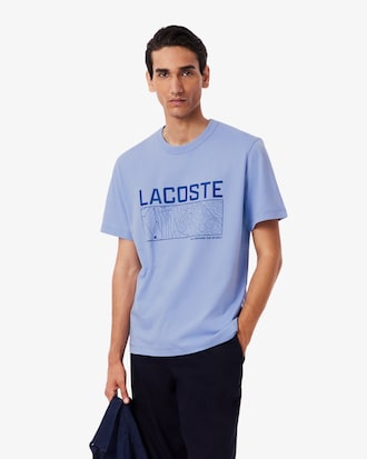 Remera de Algod&oacute;n Estampada de Peso Medio