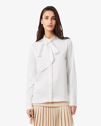 Camisa de corte regular con cuello amovible
