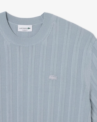 Sweater de manga corta de canal&eacute; fluido