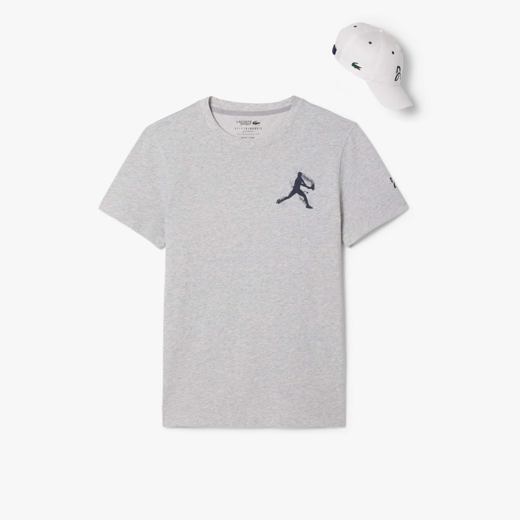 LACOSTE NOVAK DJOKOVIC テニスウェアセット Kit Lacoste Masculino Camiseta e Boné Novak Djokovic