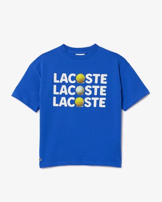 Camiseta de Algodão Estampada com Caimento Relaxado