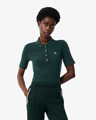 Camisa Polo de Malha Piquet com Modelagem Slim Fit