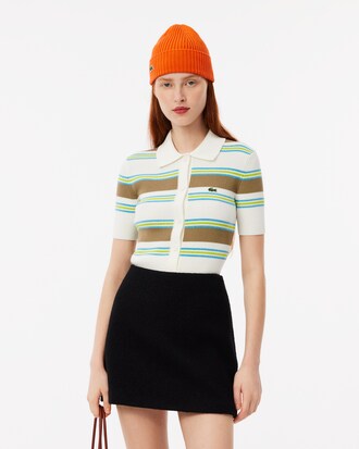 Sweater De Algod&oacute;n Con Cuello Polo