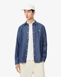 Camisa em Denim Leve Ajuste Regular