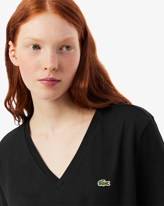 Remera de Algodón Suave Cuello en V Fit Relax