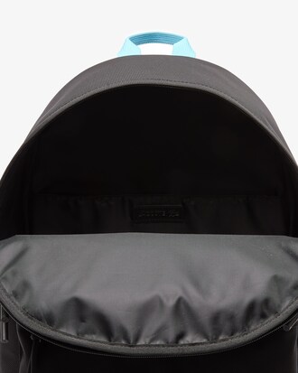 Mochila masculina em lona com crocodilos coloridos