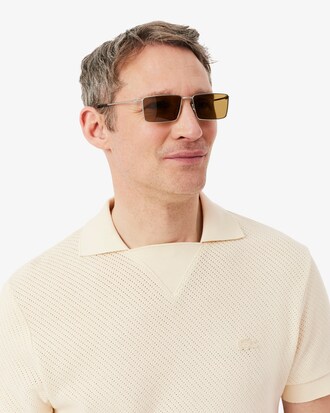 Polo de Algod&atilde;o com Detalhe Rendado &ndash; Modelagem reta