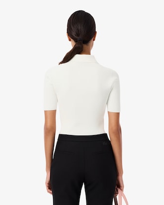 Polo con Tejido Acanalado 3D