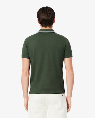 Camisa Polo L.12.12 Badge Print, Ajuste Regular