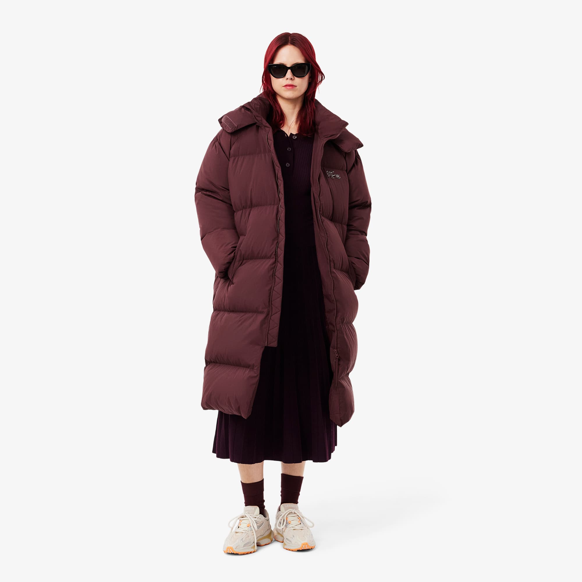 Tênis de Malha Feminino L003 2K24 Painéis Metálicos Lacoste